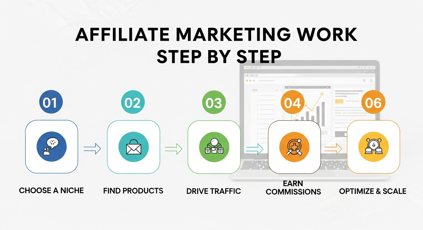 Affiliate Marketing Work Step by Step